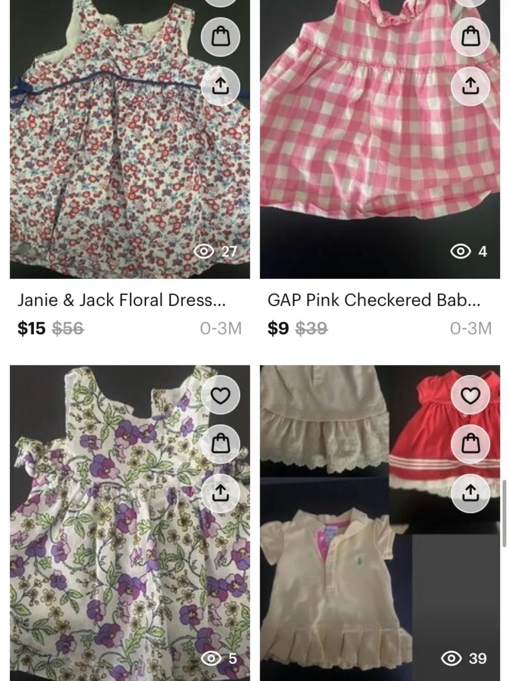0-3 Month Large Bundle of Baby Girl Clothing
